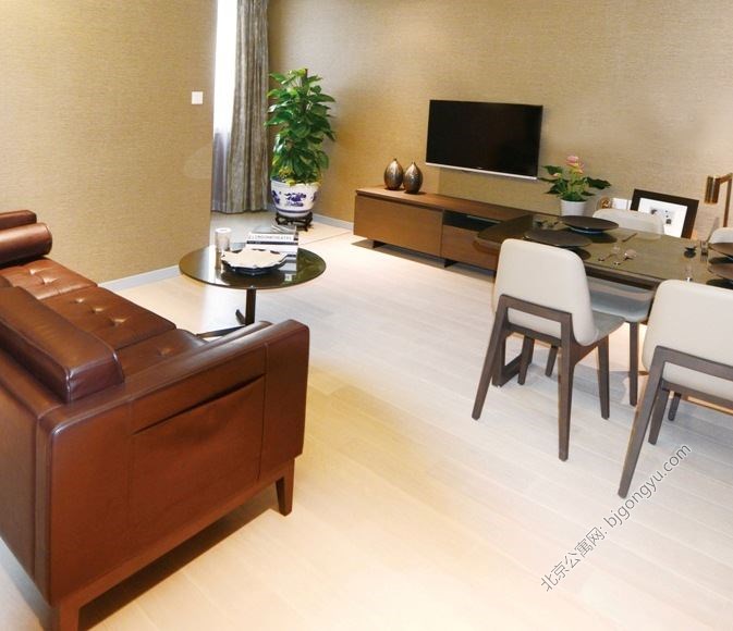 北京国贸世纪公寓起居室