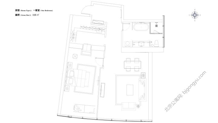 佳兆业铂域行政公寓室内实景图 佳兆业铂域行政公寓室内实景图