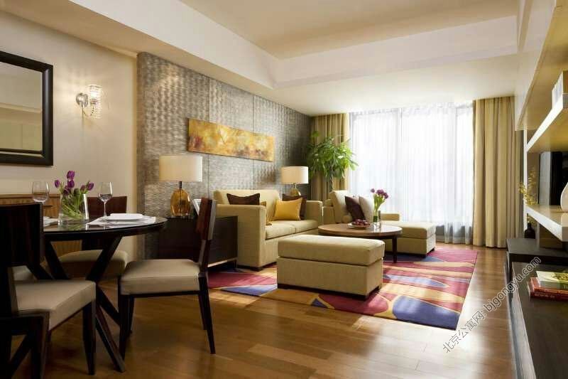 The Sandalwood Beijing Marriott Executive Apartments living room